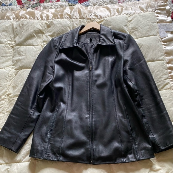 Black Leather Jacket for Women